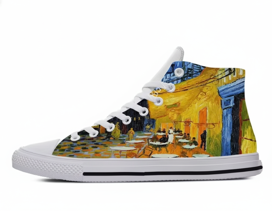 Van Gogh Cafe Art Sneakers
