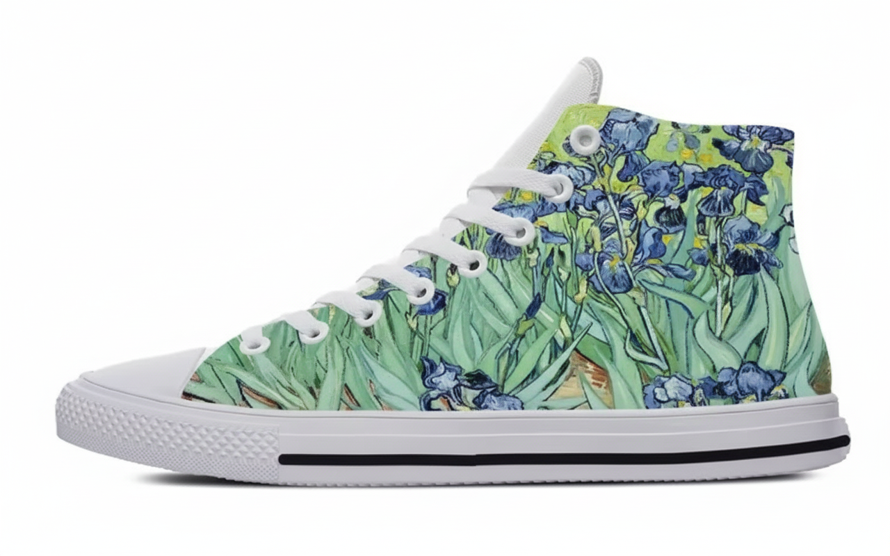 Van Gogh Floral Art Sneakers