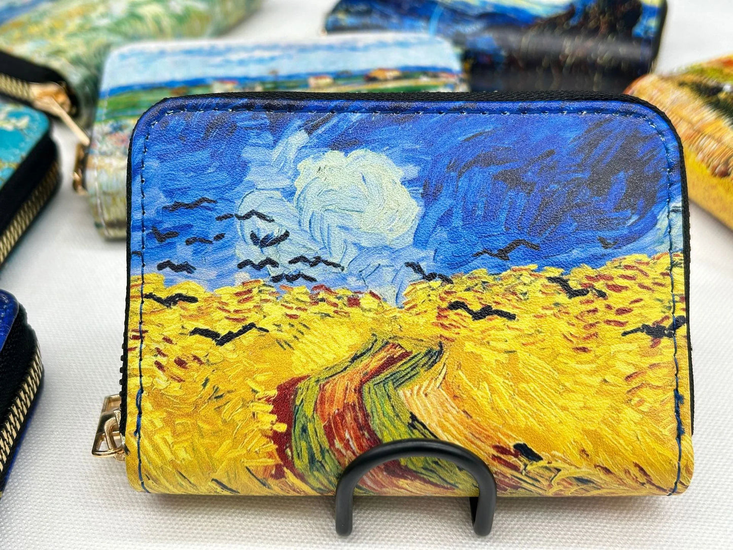 Van Gogh-Inspired Art Card Holder Wallet