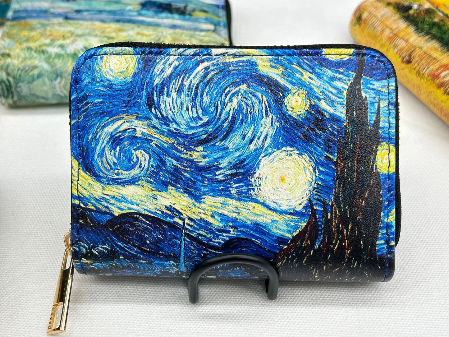 Van Gogh-Inspired Art Card Holder Wallet